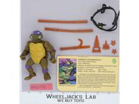 Donatello SOFT HEAD 100% Complete Teenage Mutant Ninja Turtle Playmates 1988