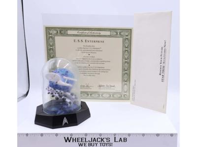 U.S.S. Enterprise Domed Sculpture Star Trek 1994 The Franklin Mint