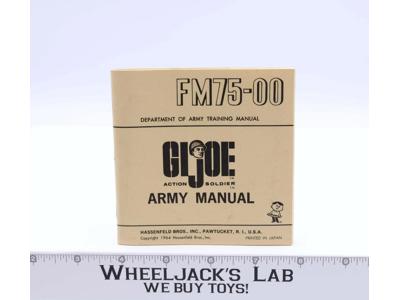 G.I. Joe Action Soldier Army Manual FM75-00 & Catalog Original 1964 Vintage