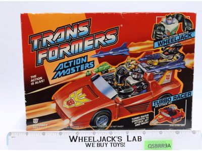 Action Masters Wheeljack Complete W/BOX, INSERT, UNUSED STICKERS G1 Transformers
