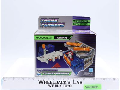 Airwave 100% Complete 1989 Vintage G1 Transformers Action Figure MIB NEW