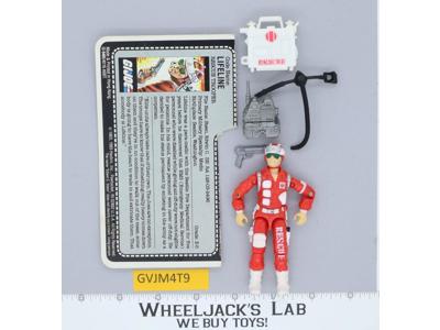 Lifeline V1 100% Complete 1986 G.I. Joe Hasbro Vintage Action Figure