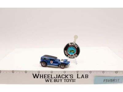 The Demon Blue 1969 Redline Hot Wheels Mattel Vintage Redline RL w/ Button