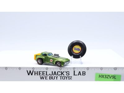 Short Order Light Green Apple 1970 Redline Hot Wheels Mattel Vintage RL w Button