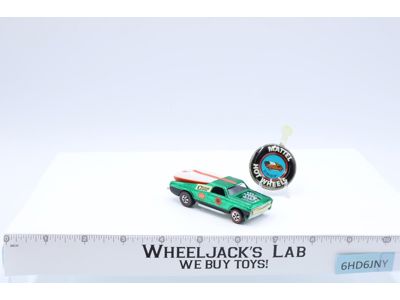 Seasider Green 1969 Redline Hot Wheels Mattel Vintage RL w/ Boat & Button NICE!