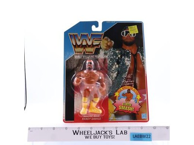 Macho Man Randy Savage WWF Wrestling Action Figure 1990 Hasbro NEW MOSC SEALED