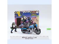 Cruisin' Leo W/Classic Sewer Cycle Complete TMNT Bodacious Bikers 1994 Playmates