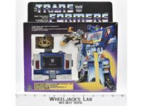 Soundwave w/box Canadian AUTOBOT MISPRINT Box Hasbro G1 Transformers 1984 Figure