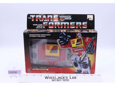Blaster 100% Complete W/Box 1985 Vintage Hasbro G1 Transformers Action Figure