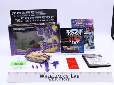 Blitzwing 100% Complete W/BOX 1985 Vintage G1 Transformers Hasbro Action Figure