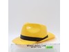 Plastic Yellow Detective Hat Fedora Dick Tracy Costume Accessory