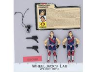 Tomax & Xamot V1 100% Complete G.I. Joe 1985 Hasbro Vintage Action Figure