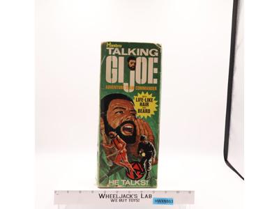 Talking Adventure Team Commander W/Box 1964 Hasbro Vintage Life Like Hair/Beard