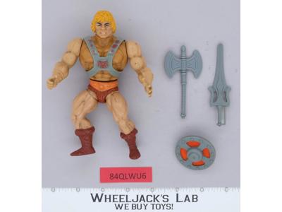 He-Man 100% Complete He-Man Masters of the Universe MOTU 1982 Mattel Vintage