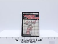 Perceptor Instruction Manual Booklet 1985 Hasbro G1 Transformers