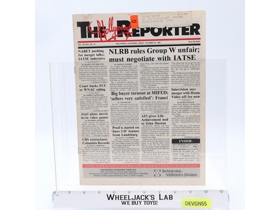 The Hollywood Reporter Magazine October 29, 1982 Vintage Movie Articles & Ads