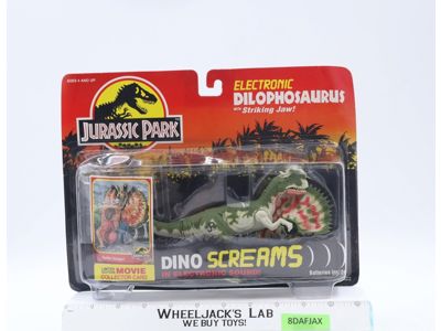 Electronic Dilophosaurus Jurassic Park Dino Screams 1993 Kenner NEW MOSC SEALED