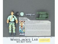 Starduster V1 RARE Complete RED CARD BACK G.I. Joe 1987 Hasbro Vintage Figure
