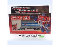 Optimus Prime W/BOX & INSERT 100% Complete 1985 Vintage G1 Transformers Figure