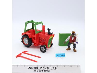 Farmer Mike & his Modern Mutant Tractor Complete TMNT 1994 Playmates Vehicle