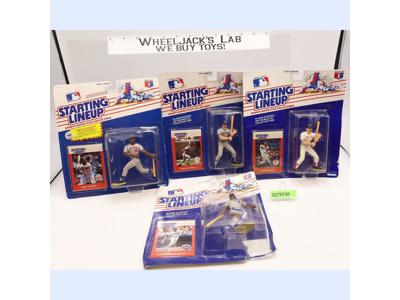 Lot of 4 Baseball MLB Starting Lineup 1988 Kenner Action Figures SEALED