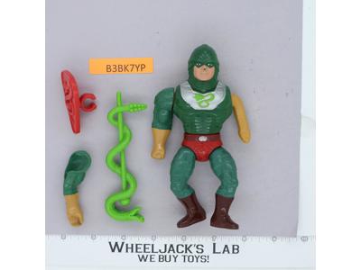 King Hiss 100% Complete He-Man Masters of the Universe MOTU 1985 Mattel Vintage