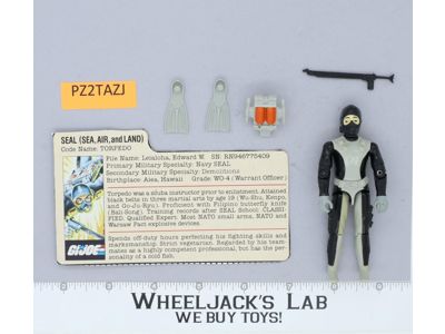 Torpedo V1 100% Complete G.I. Joe 1983 Hasbro Vintage Action Figure