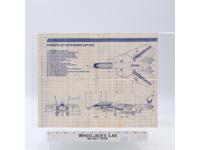 Combat Jet Skystriker (XP-14F) 1983 ORIGINAL Instructions Blueprints G.I. Joe