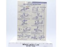 Cobra C.L.A.W. 1984 ORIGINAL Instructions/ Blueprints G.I. Joe Action Figure