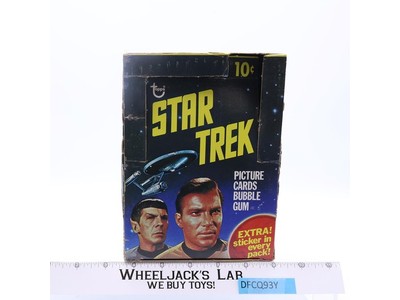 Star Trek Picture Cards EMPTY Display Box 1976 Topps Vintage