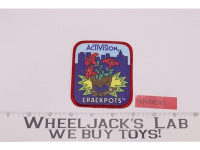 Activision Crackpots 1980 Atari Video Games Embroidered Patch, Unused