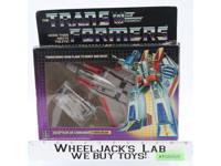 Starscream 100% Complete W/BOX & Insert 1984 G1 Transformers Hasbro Figure