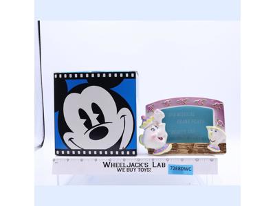 Mrs. Potts & Chip Musical Ceramic Picture Frame Beauty and the Beast Disney NEW