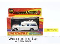 Speed Kings K-26 Mercedes Benz "Binz" Ambulance NEW Matchbox 1971 Vintage