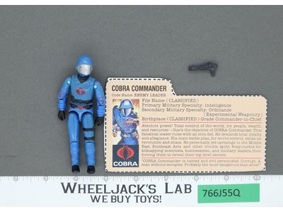Cobra Commander V1.5 Complete RED CARD BACK G.I. Joe 1983 Hasbro Vintage Figure