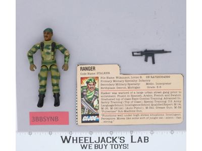 Stalker V1.5 Swivel Arm 100% Complete G.I. Joe 1983 Hasbro Vintage Action Figure