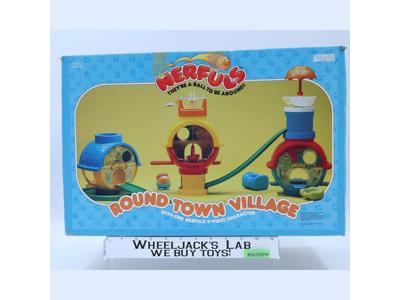Round Town Village Nerfuls 1985 Parker Brothers Vintage Playset NEW SEALED