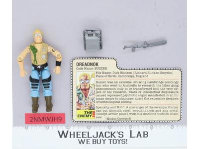 Buzzer V1 G.I. Joe 1985 Hasbro Vintage Action Figure