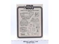 Land of the Jawas Action Playset Instructions Manual Kenner 1977 Star Wars