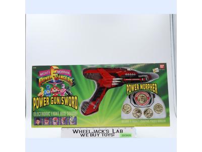 Power Gun/Sword + Power Morpher Mighty Morphin Power Rangers 1993 Bandai NEW MIB