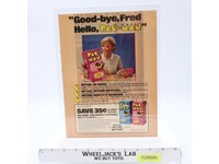 Pac-Man Multi-Vitamins Coupon Magazine Ad 1983 Midway Rexall Vintage