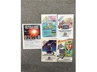 Parker Brothers LOT of 5, 1982-1983 Atari Video Games Print Ads