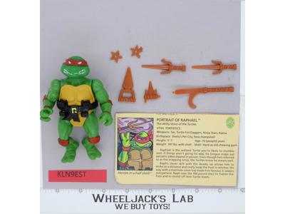 Raphael SOFT HEAD 100% Complete Teenage Mutant Ninja Turtle Playmates 1988