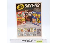 Pac-Man Cereal Coupon Magazine Ad 1982 Midway General Mills Vintage