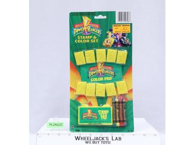 Power Rangers Stamp & Color Set W/DARE LOGO Gordy Toy 1994 Vintage NEW