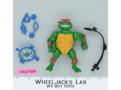 Breakfightin' Raphael 100% Complete TMNT 1989 Playmates Vintage Action Figure