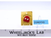 Pac-Man Red Pin Pinback 1980 Midway Mfg. Co. NOS