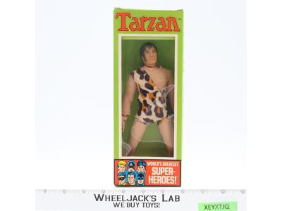 Tarzan 1305 WGSH 8" W/BOX & KNIFE 100% Complete 1973 Mego Vintage Action Figure