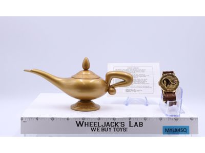Genie Pop Up Watch & Genie Lamp W/ Box Aladdin 1992 Disney Store NEW MIB
