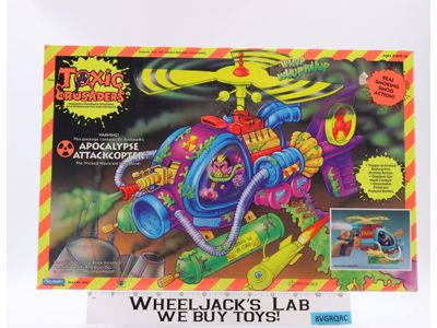 Apocalypse Attackcopter Toxic Crusaders 1991 Playmates Figure Vehicle NEW MIB